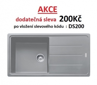 FRANKE - BFG 611 ŠEDÝ KÁMEN  granitový dřez 